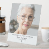 Classic Simple Photo Funeral Table Sign 台座サイン (インサイチュ)