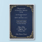 Classic! Simplistic Rehearsal Dinner invitation 招待状