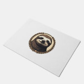 Classic Sloth Engraving Nature Shirt (1) ドアマット (アングル)