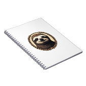 Classic Sloth Engraving Nature Shirt (1) ノートブック (右側)