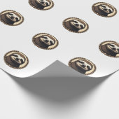 Classic Sloth Engraving Nature Shirt (1) ラッピングペーパー (角)