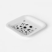 Classic Soccer Football Balls Flying Sports ペーパープレート (傾斜あり)