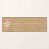 Classic Soft Light Wood Print Maple ヨガマット (裏面(横))