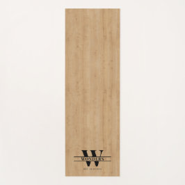 Classic Soft Light Wood Print Maple ヨガマット