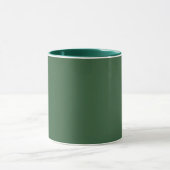 Classic Solid Hunter Green Mug for Everyday Use マグカップ (中央)
