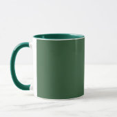 Classic Solid Hunter Green Mug for Everyday Use マグカップ (左)