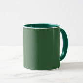 Classic Solid Hunter Green Mug for Everyday Use マグカップ (正面右)