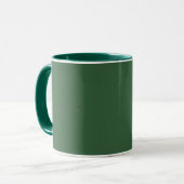 Classic Solid Hunter Green Mug for Everyday Use マグカップ (正面左)
