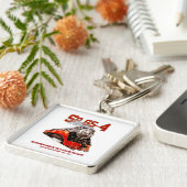 Classic Southern Pacific GS-4 Steam Locomotive キーホルダー (側面)