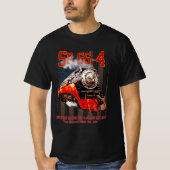 Classic Southern Pacific GS-4 Steam Locomotive Tシャツ (正面)