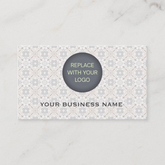 Classic Spanish Tile Branding Business Logo 名刺 (正面)