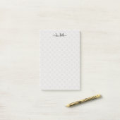 Classic Spanish Tile Monogram Stationery ポストイット (デスク上)