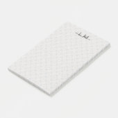 Classic Spanish Tile Monogram Stationery ポストイット (アングル)