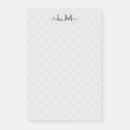 Classic Spanish Tile Monogram Stationery ポストイット