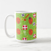 Classic Spider-Man with Dynamic Cosmic Background コーヒーマグカップ (左)