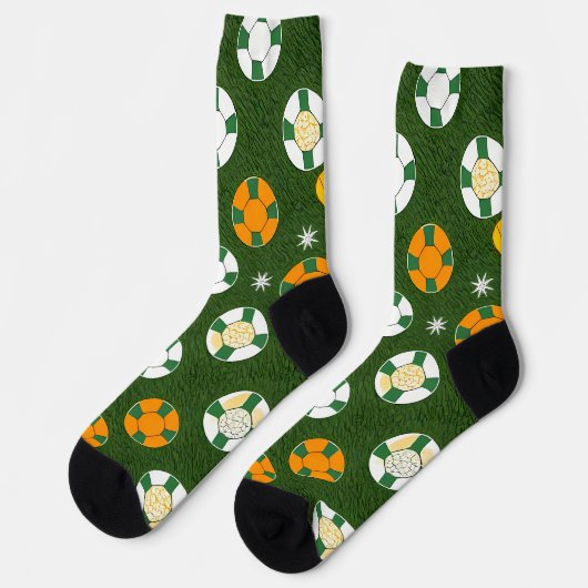 Classic Spider-Man with Dynamic Cosmic Background ソックス (左)