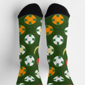 Classic Spider-Man with Dynamic Cosmic Background ソックス (上部)