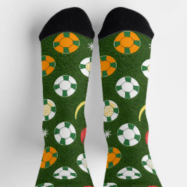 Classic Spider-Man with Dynamic Cosmic Background ソックス