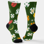 Classic Spider-Man with Dynamic Cosmic Background ソックス (傾斜あり)