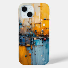 Classic Spider-Man with Dynamic Cosmic Background iPhone 15ケース