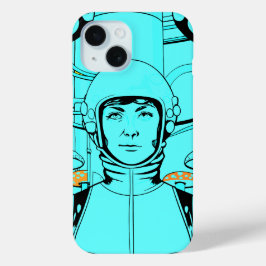 Classic Spider-Man with Dynamic Cosmic Background iPhone 15ケース