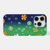 Classic Spider-Man with Dynamic Cosmic Background iPhoneケース (裏面横)