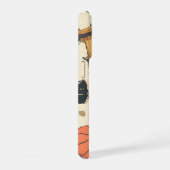 Classic Spider-Man with Dynamic Cosmic Background iPhoneケース (右側面)