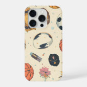 Classic Spider-Man with Dynamic Cosmic Background iPhoneケース (裏面)