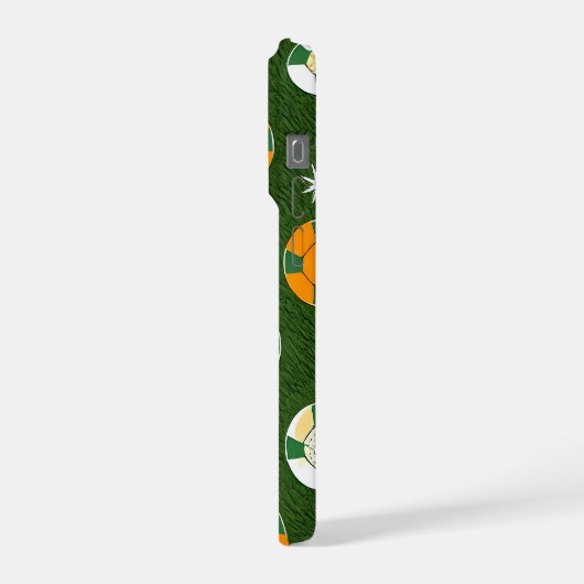 Classic Spider-Man with Dynamic Cosmic Background iPhoneケース (左側面)