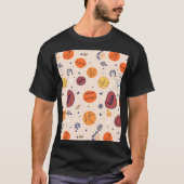 Classic Spider-Man with Dynamic Cosmic Background Tシャツ (正面)