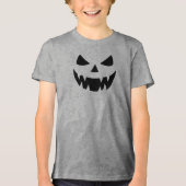 Classic, spooky pumpkin face トライブレンドＴシャツ (正面)