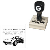 Classic Sports Car Rubber Stamp ラバースタンプ (押印)