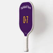 Classic Sporty Pickleball Mom Custom Name Number ピックルボールラケット (左)