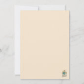 Classic Stained Glass Cathedral- Champagne Gold 招待状 (裏面)