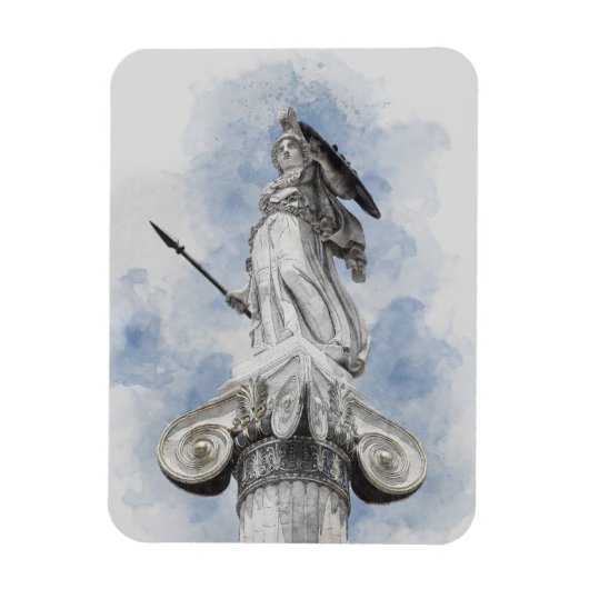Classic Statue of Athena – Mythology-Inspired  マグネット (縦)