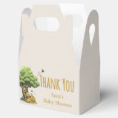 Classic Storybook Bear Baby Shower Thank You フェイバーボックス (オープン)