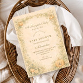 Classic Storybook Elegance Baby Shower 招待状