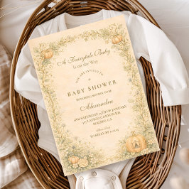 Classic Storybook Elegance Baby Shower 招待状