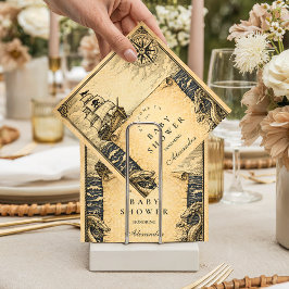 Classic Storybook Pirate Baby Shower スタンダードカクテルナプキン