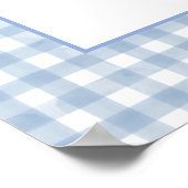 Classic Storybook Rabbit Baby Shower Welcome ポスター (角)