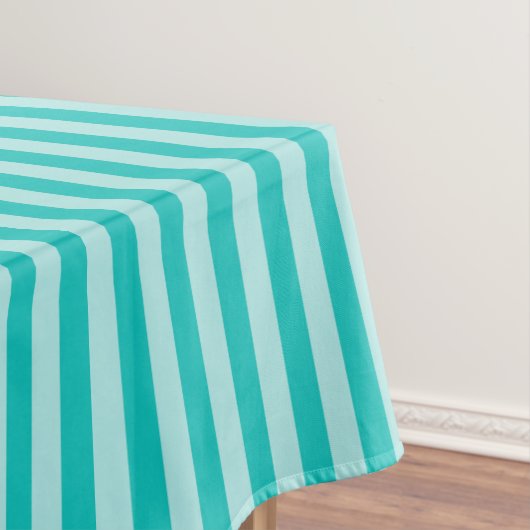 Classic Stripes Two-tone Blue Hues   テーブルクロス (インサイチュ)