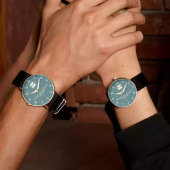 Classic style engraved couple  腕時計