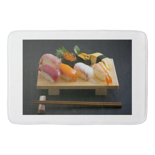 Classic Sushi Board Bath Mat – SUSHIMI Collection バスマット (正面)