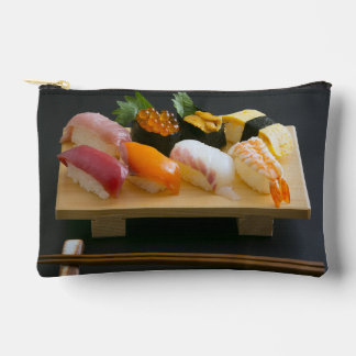 Classic Sushi Board Pouch – Tasteful Japanese Char アクセサリーポーチ