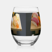 Classic Sushi Board Wine Glass – SUSHIMI Collectio ステムなしワイングラス (左)