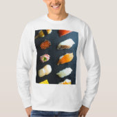 Classic Sushi Set – 10 classic pieces on a stone p Tシャツ (正面)