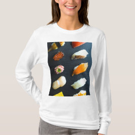 Classic Sushi Set – 10 classic pieces on a stone p Tシャツ