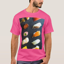 Classic Sushi Set – 10 classic pieces on a stone p Tシャツ