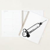 Classic Syringe Sketch Medical Equipment プランナー手帳 (ディスプレー)