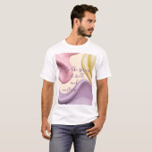 Classic t-shirt in stylish abstract graphic tシャツ (正面フル)